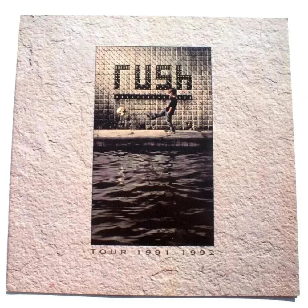 Vintage RUSH 1991-1992 ROLL THE BONES Tour Concert Program Book Neil Peart